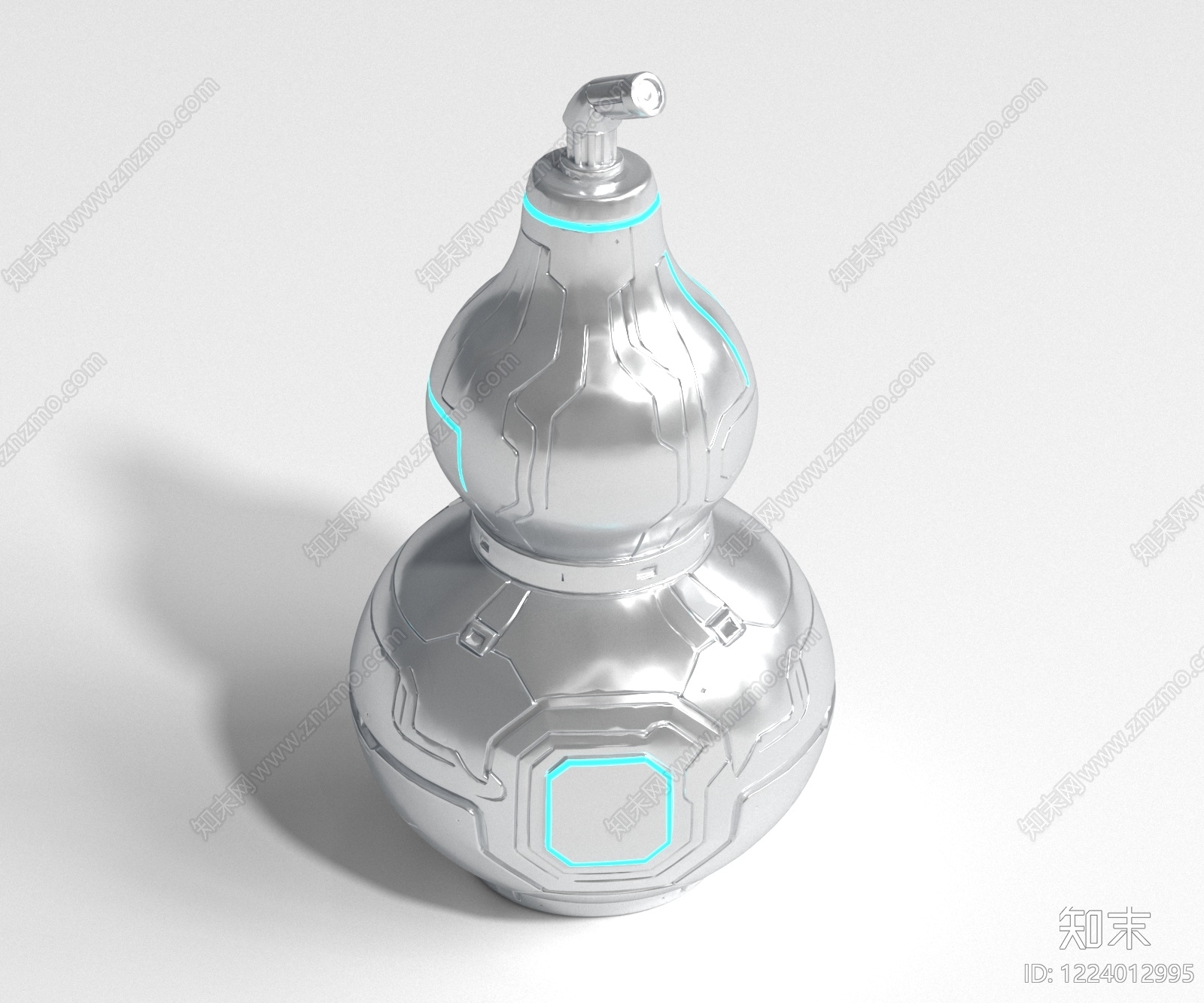 赛博朋克风罐子3D模型下载【ID:1224012995】
