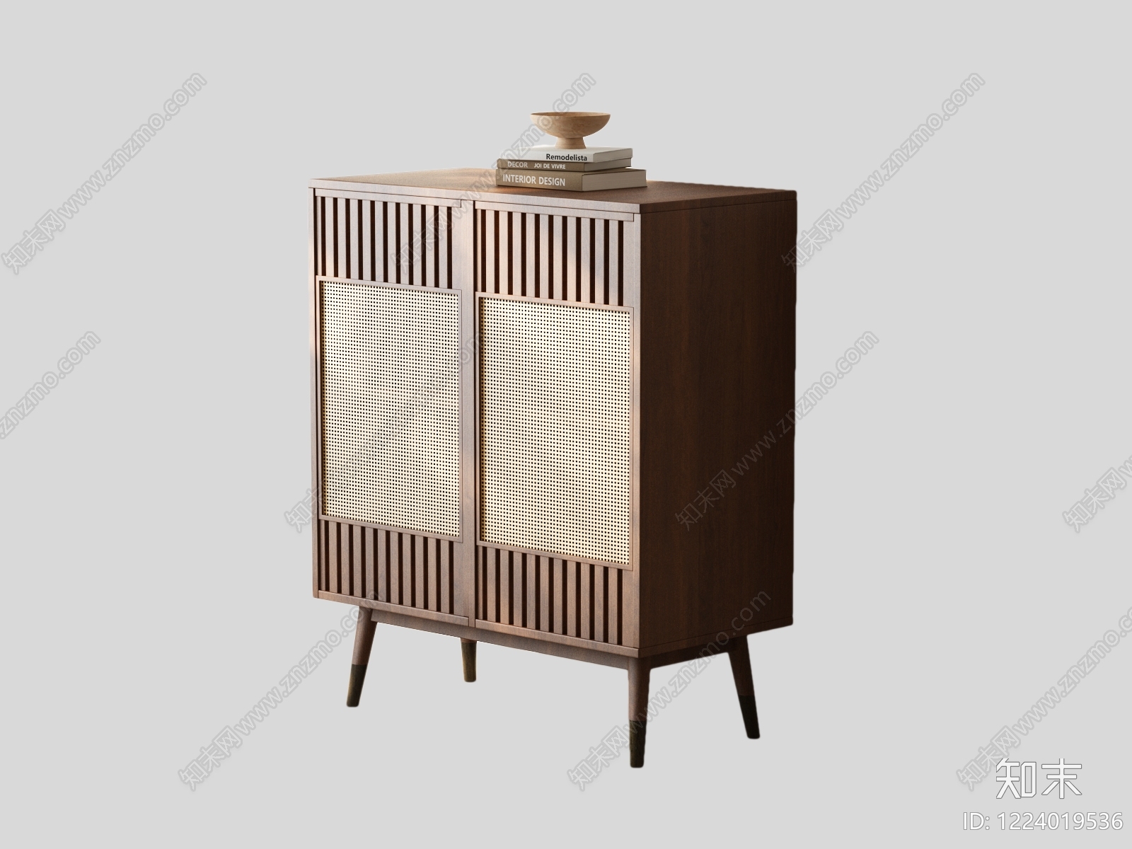 中古风餐边柜3D模型下载【ID:1224019536】