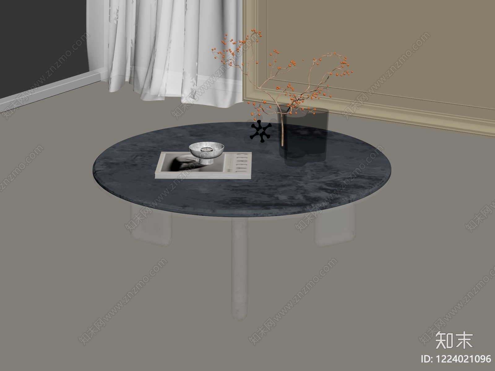 意式极简茶几3D模型下载【ID:1224021096】
