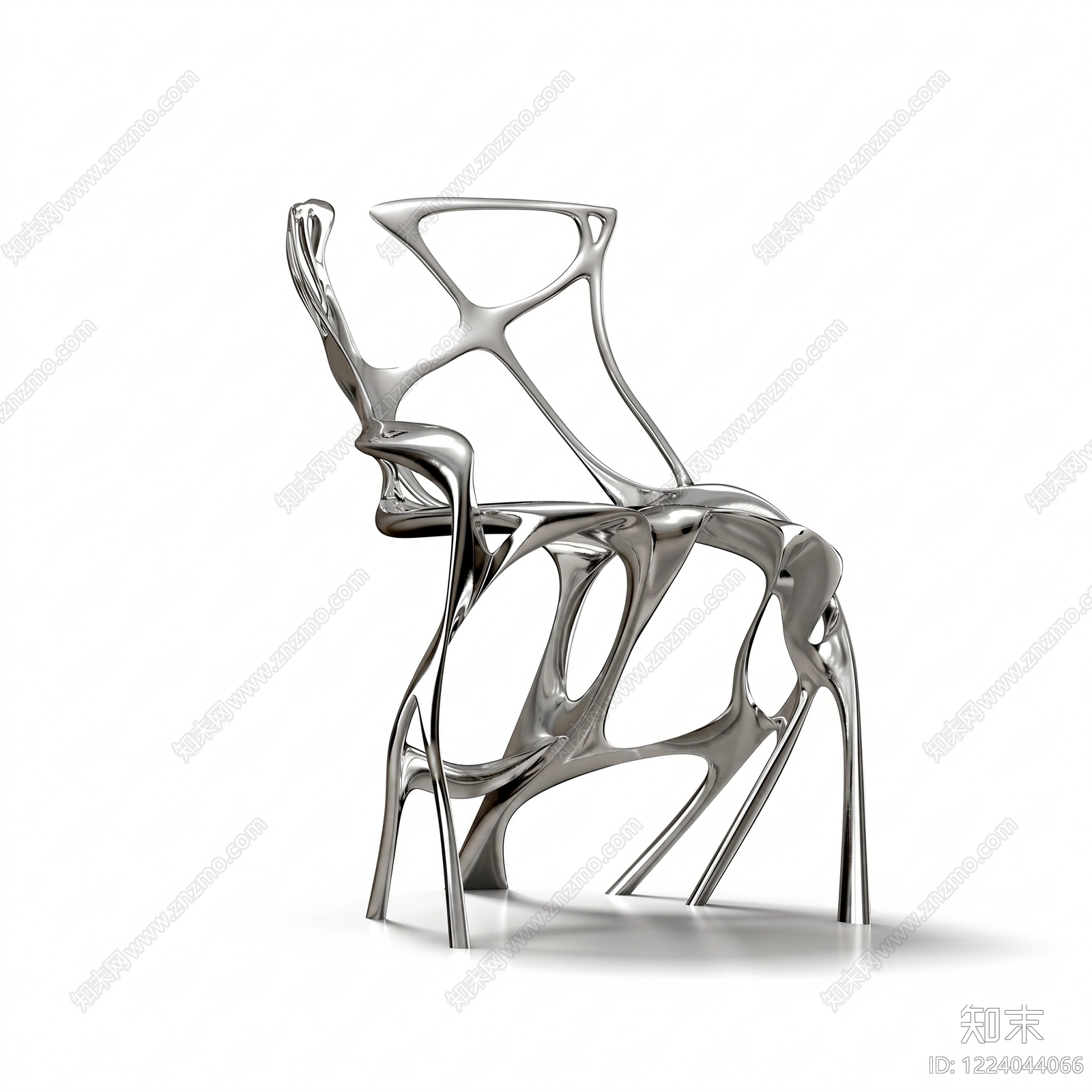 未来主义餐椅3D模型下载【ID:1224044066】