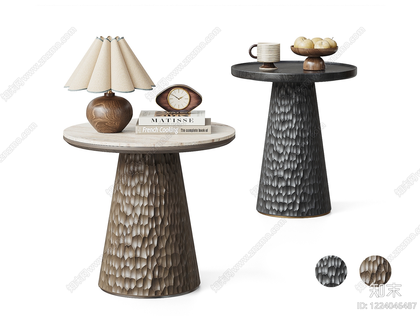 侘寂边几3D模型下载【ID:1224046487】