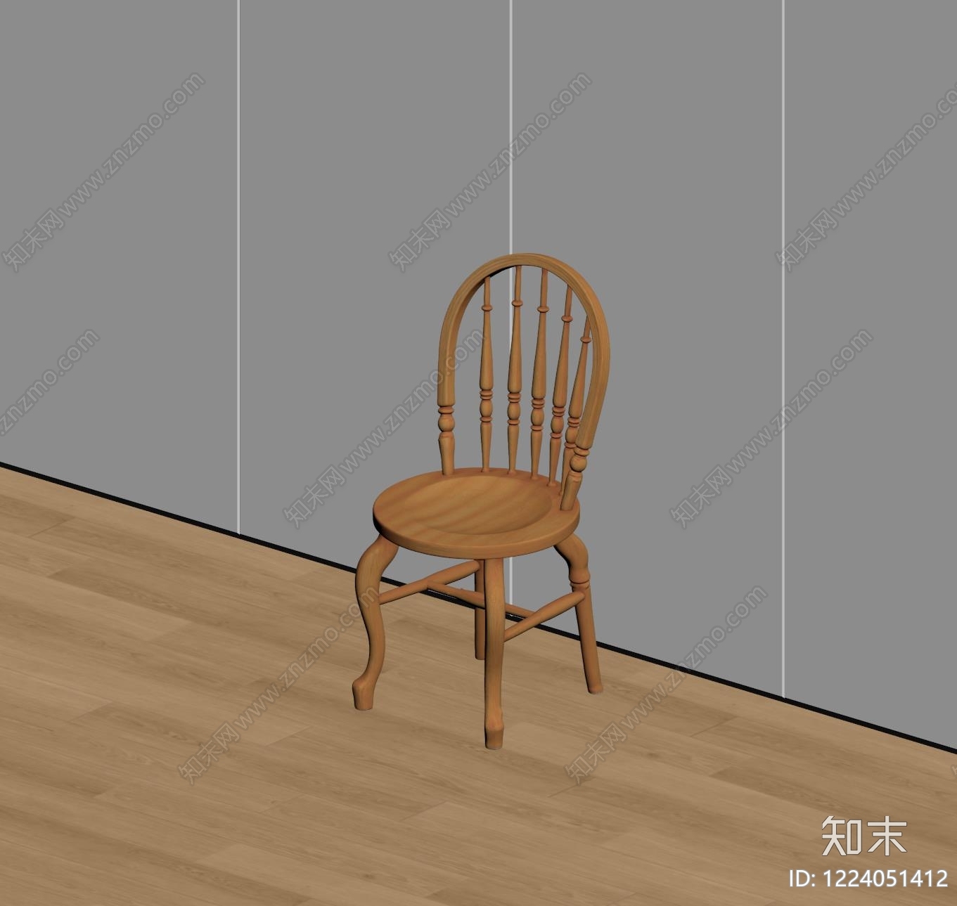 原木风餐椅SU模型下载【ID:1224051412】