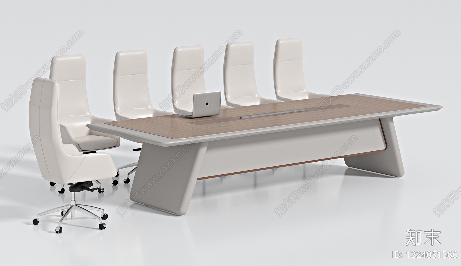 意式极简会议桌3D模型下载【ID:1224051566】