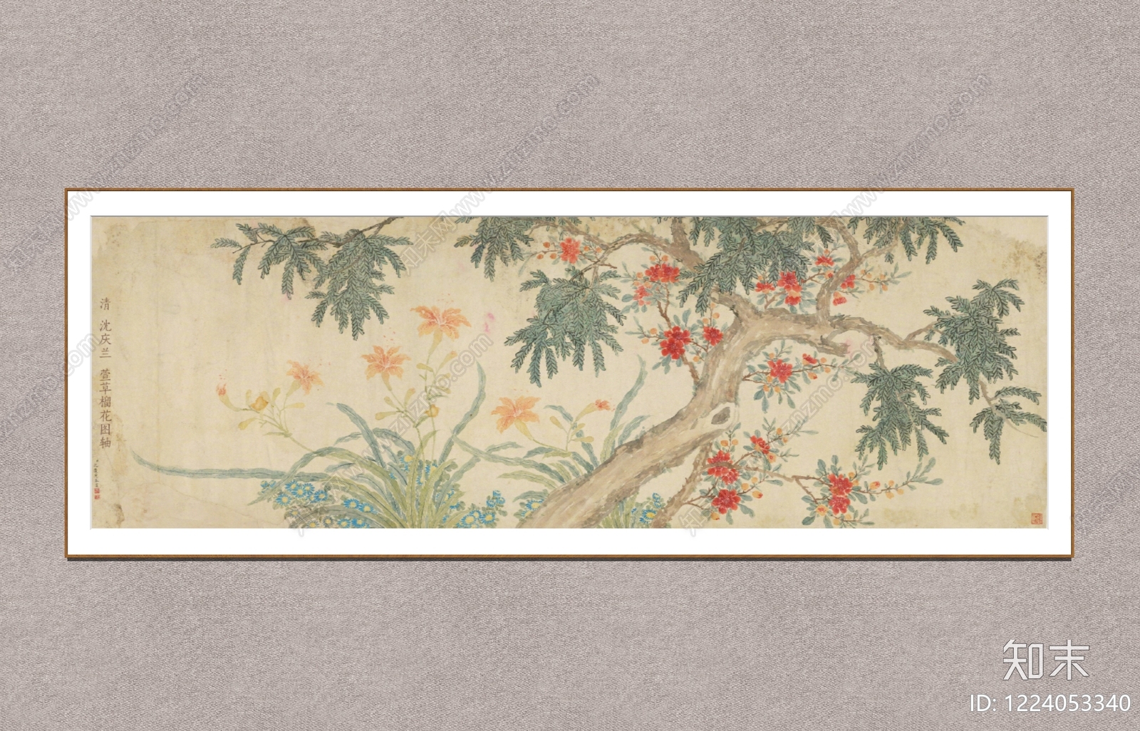 中式画框SU模型下载【ID:1224053340】