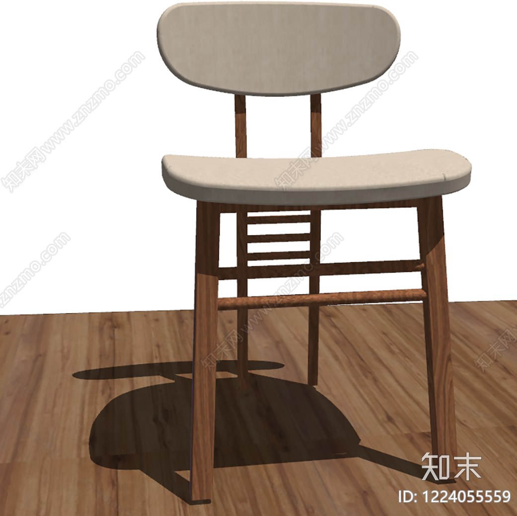 中古风餐椅SU模型下载【ID:1224055559】