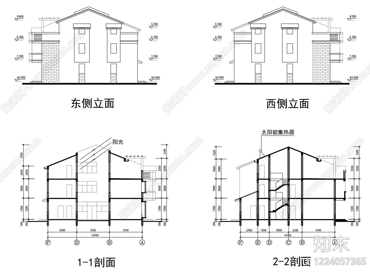 联排住宅CAD图纸