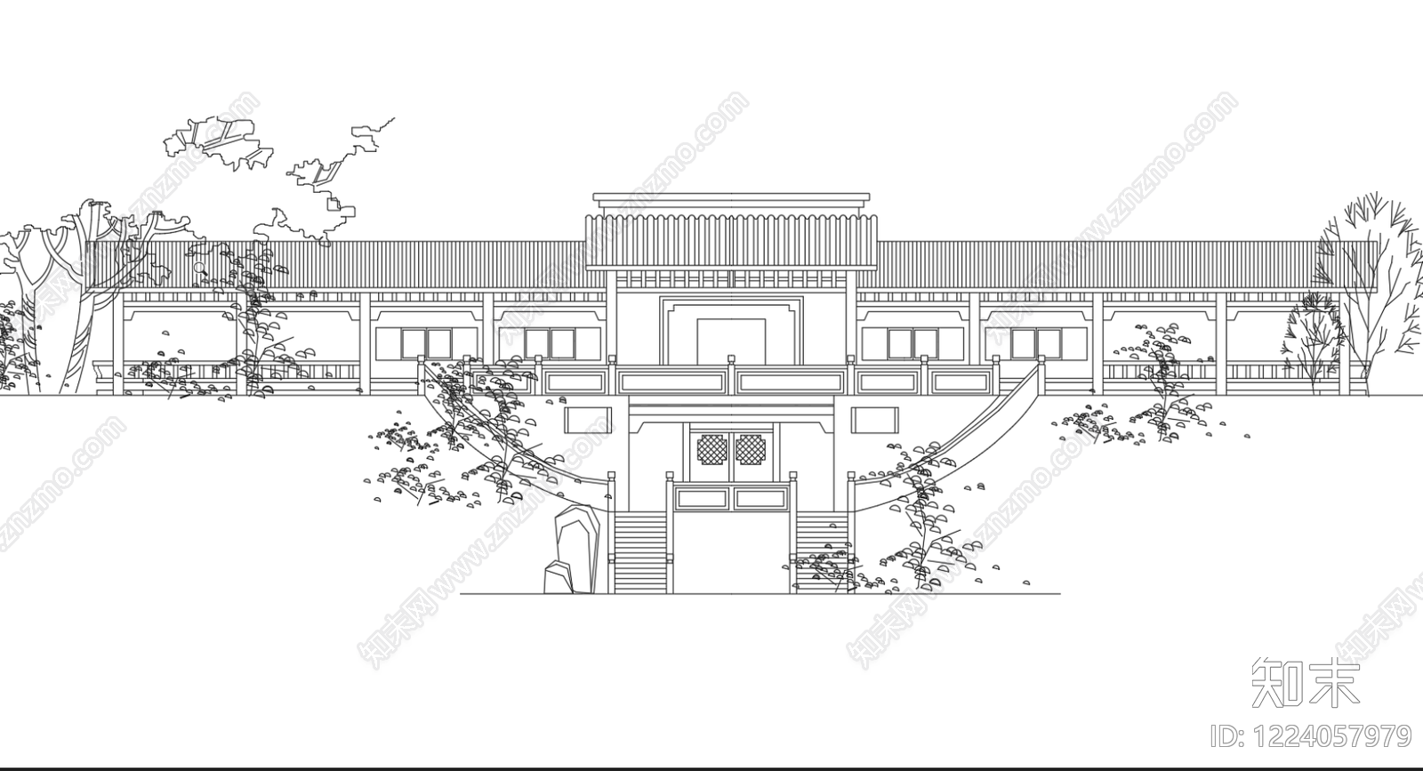 廊架CAD图纸