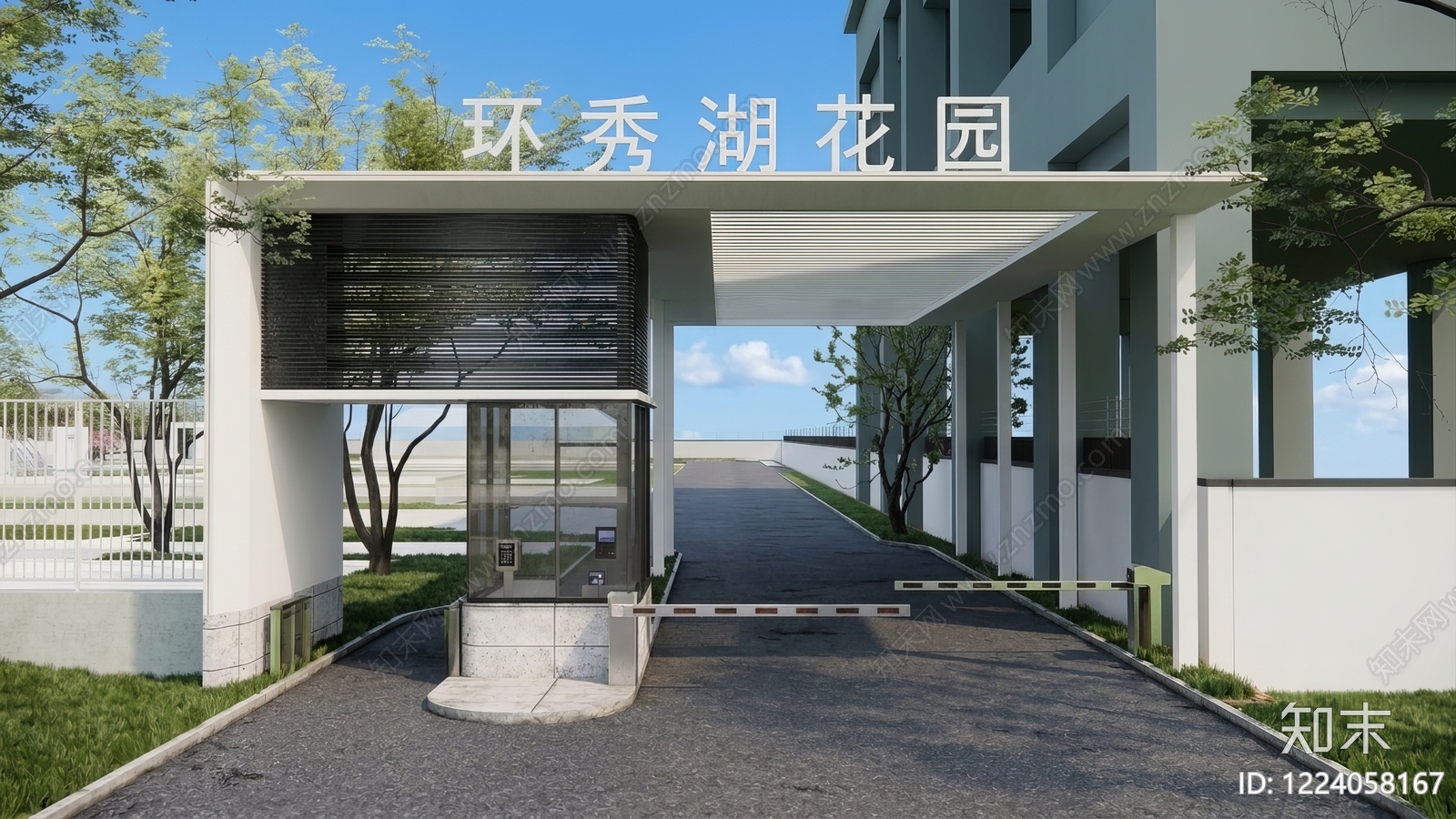 现代门楼CAD图纸