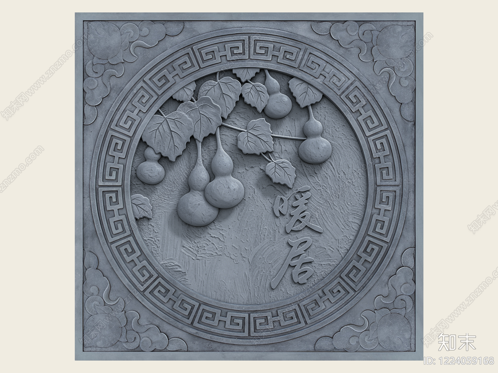 中式浮雕SU模型下载【ID:1224059168】