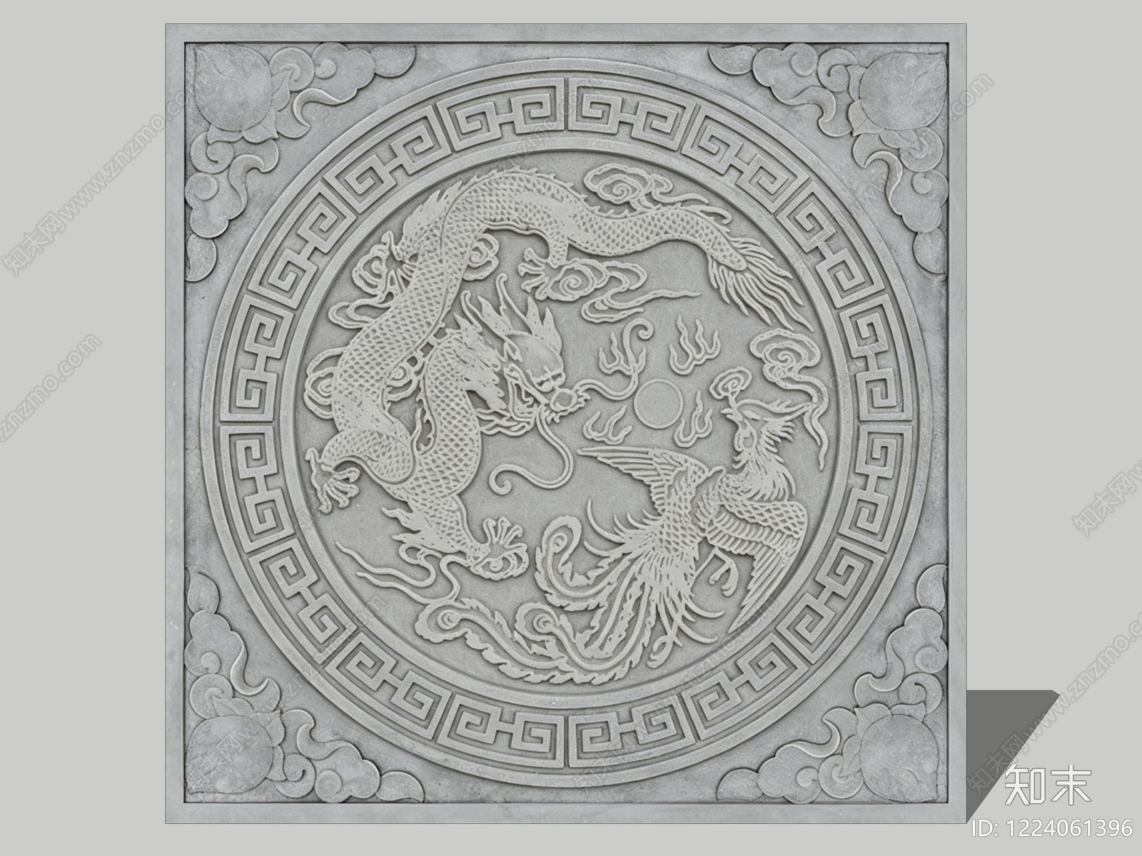 中式雕塑SU模型下载【ID:1224061396】