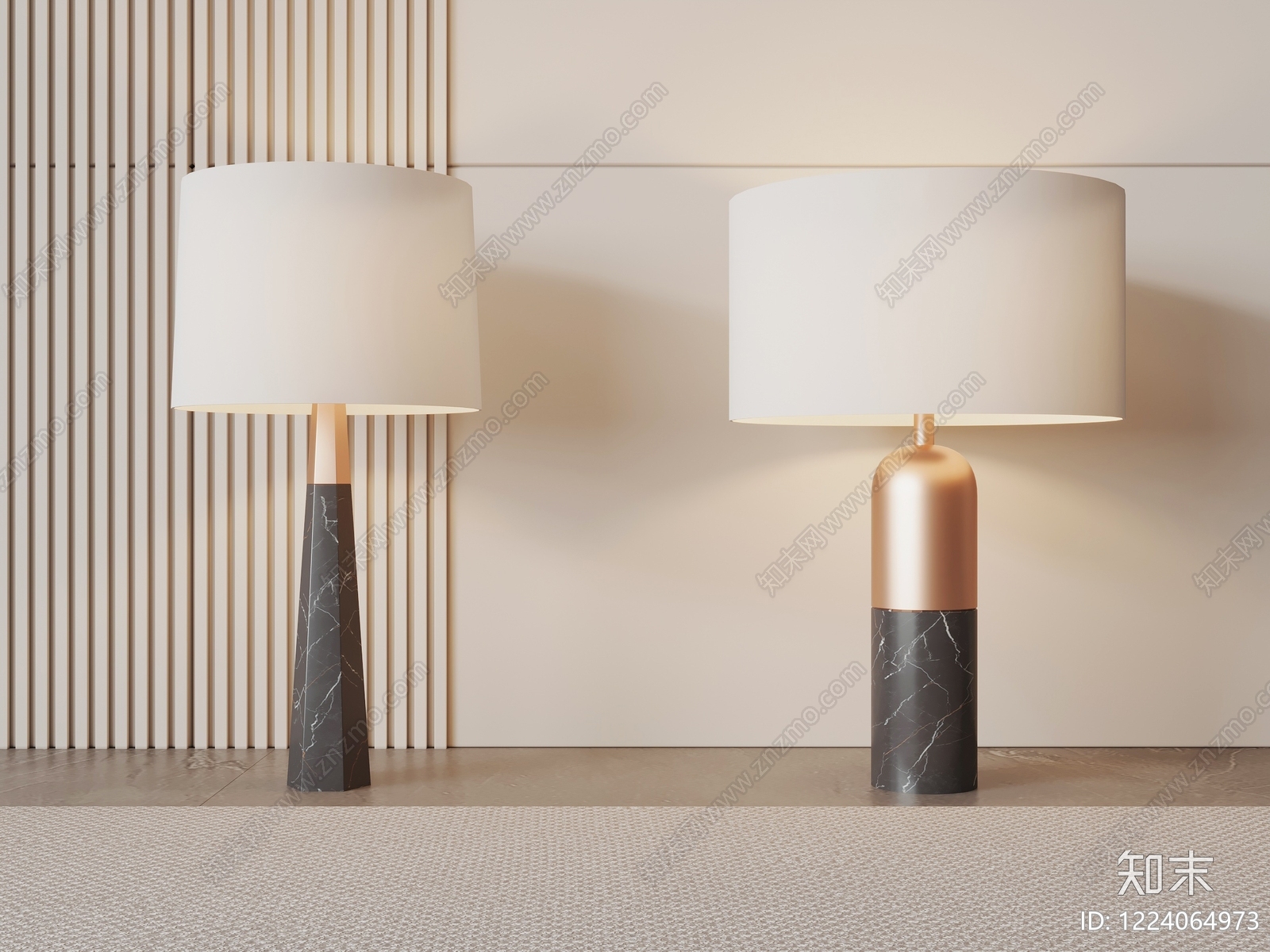 轻奢灯具组合SU模型下载【ID:1224064973】