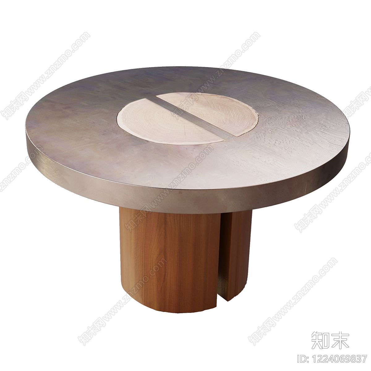 极简茶几3D模型下载【ID:1224069837】