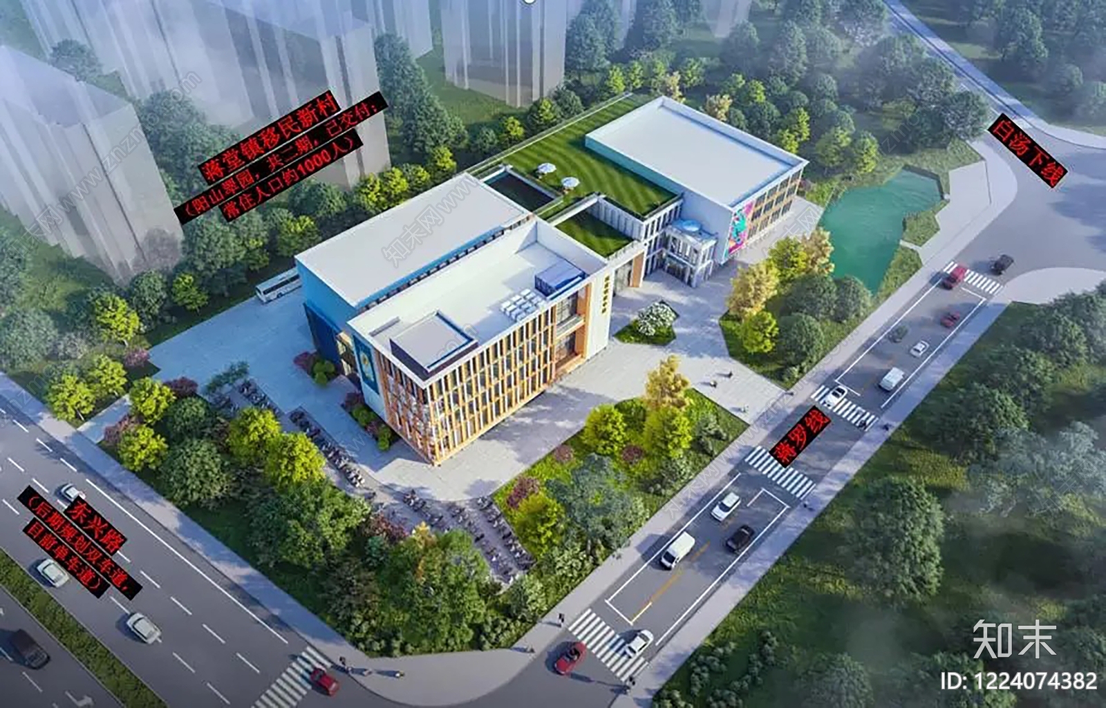 社区商业中心CAD图纸