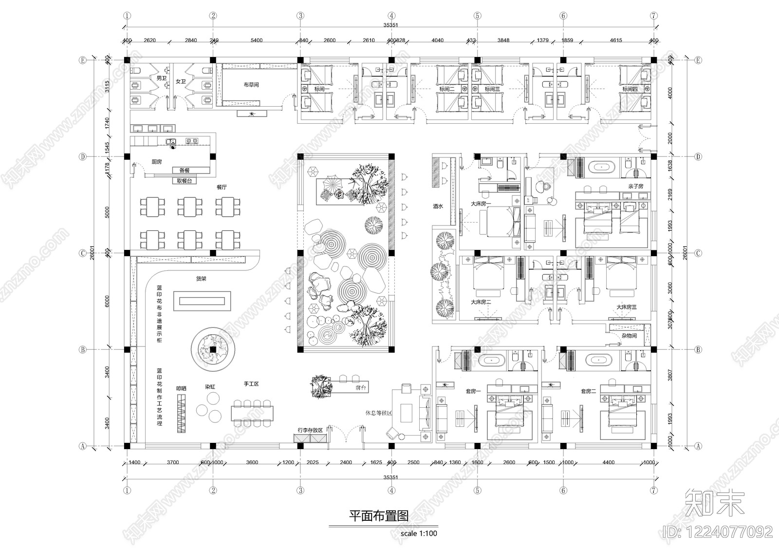 民宿CAD图纸