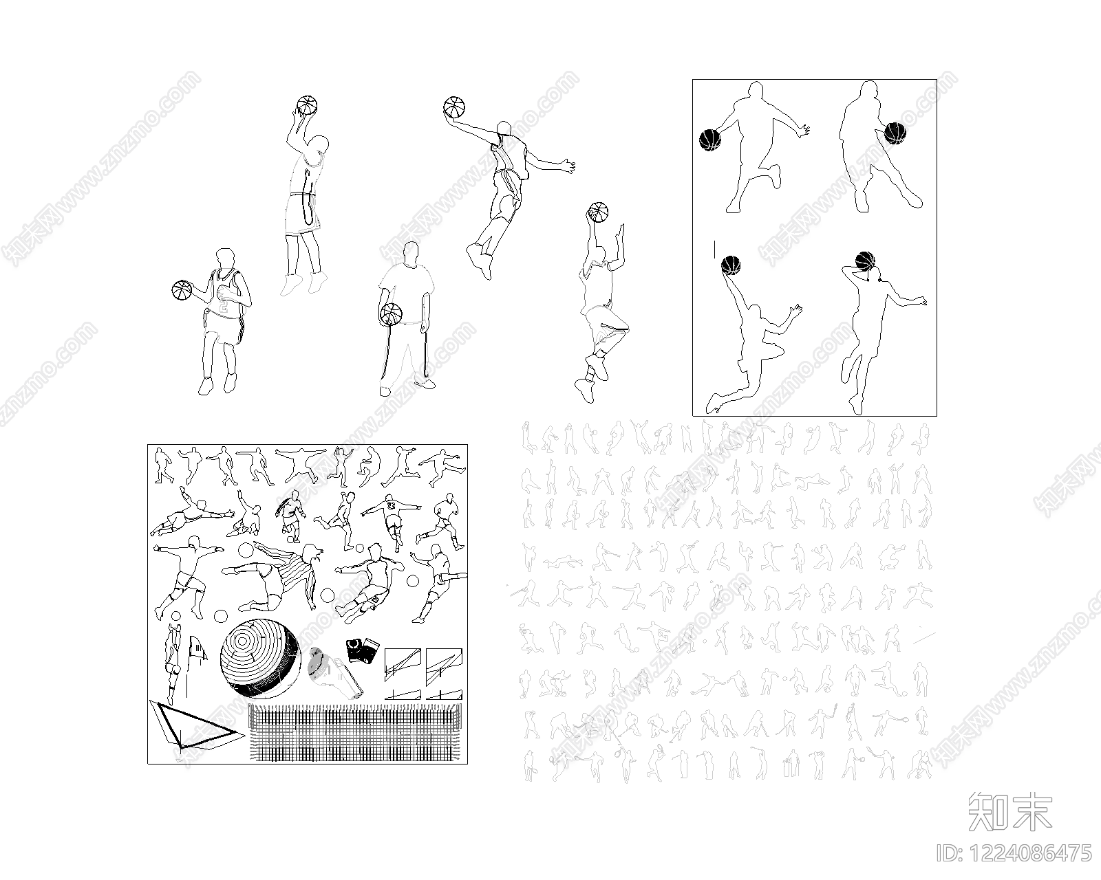 人物CAD图纸