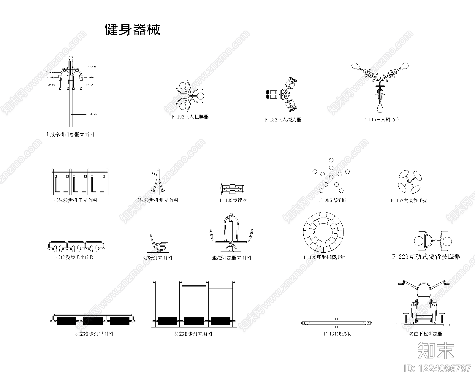 运动器材CAD图纸