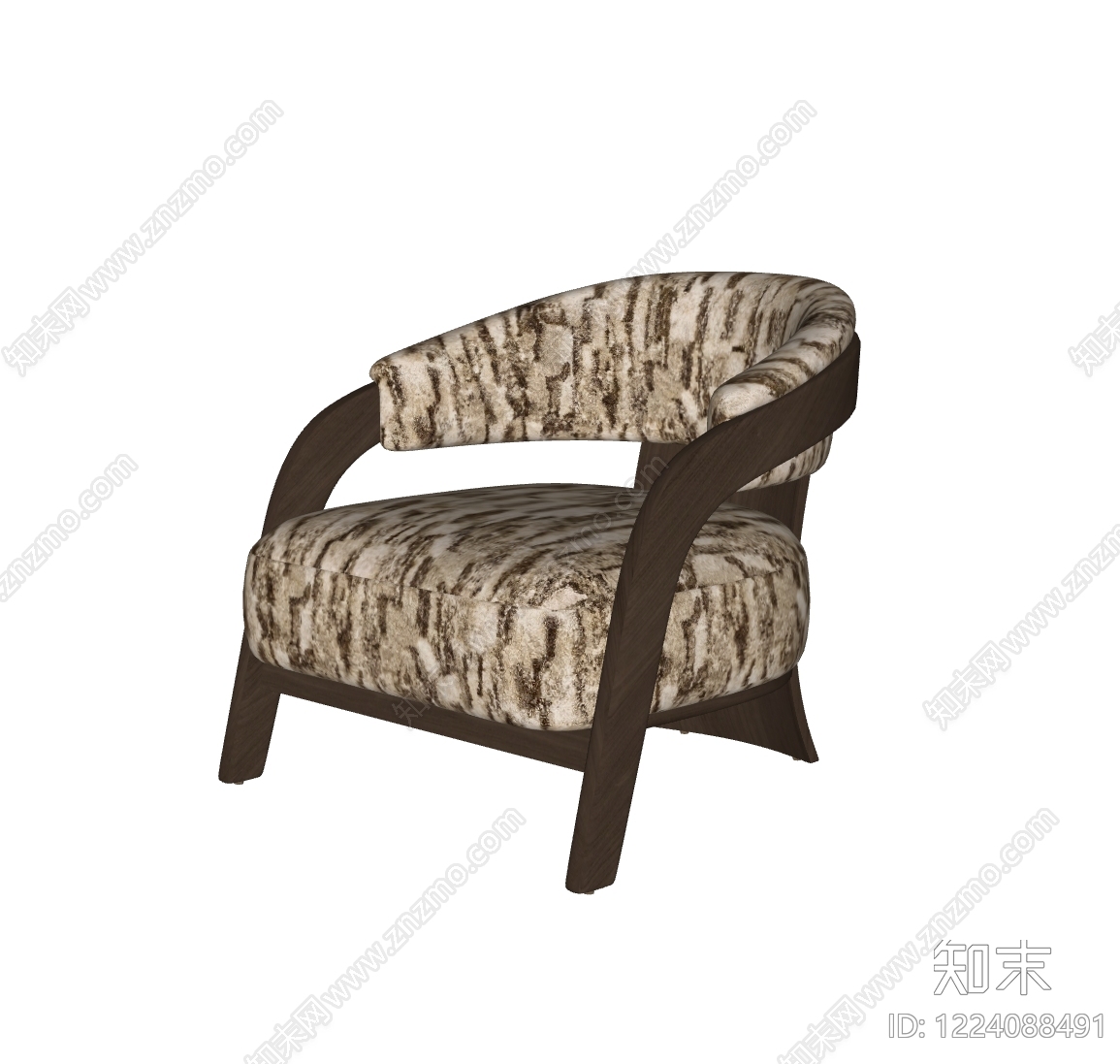 中古风休闲椅SU模型下载【ID:1224088491】