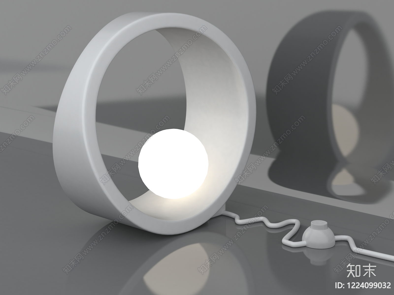 极简灯具组合3D模型下载【ID:1224099032】