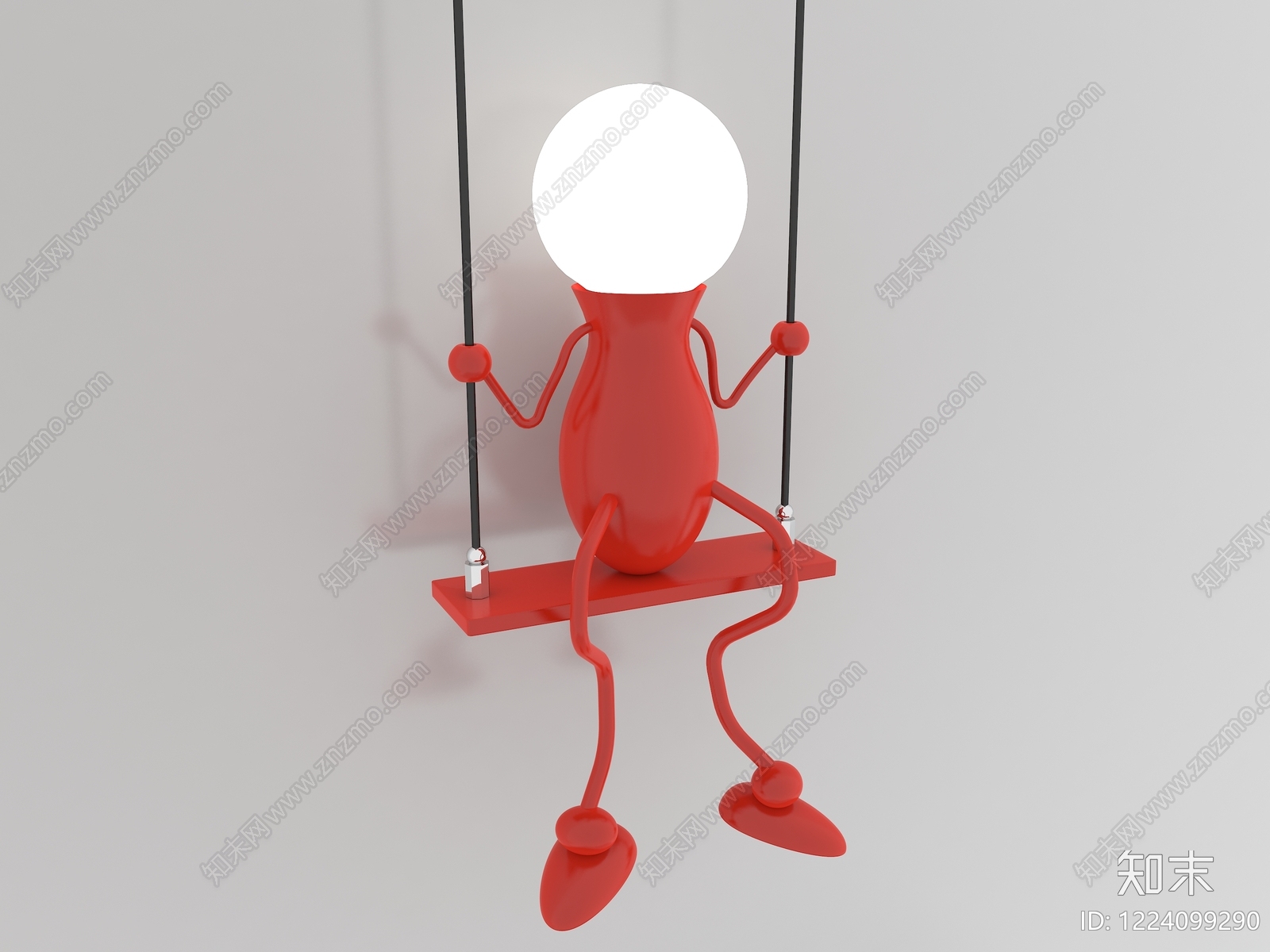 现代简约灯具组合3D模型下载【ID:1224099290】