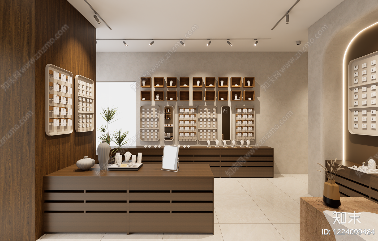 禅意珠宝店SU模型下载【ID:1224099484】