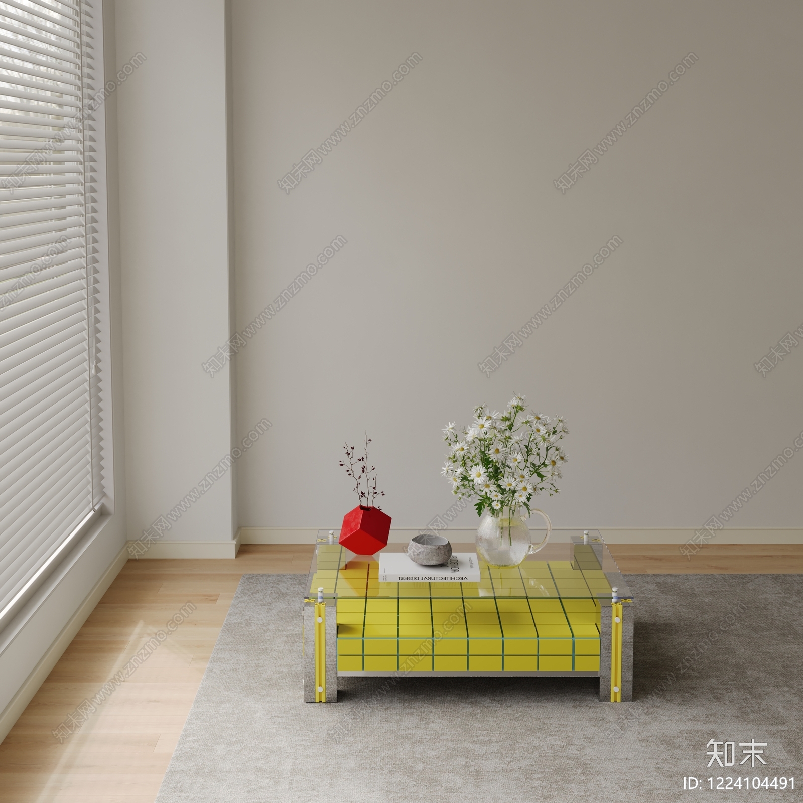 孟菲斯茶几3D模型下载【ID:1224104491】