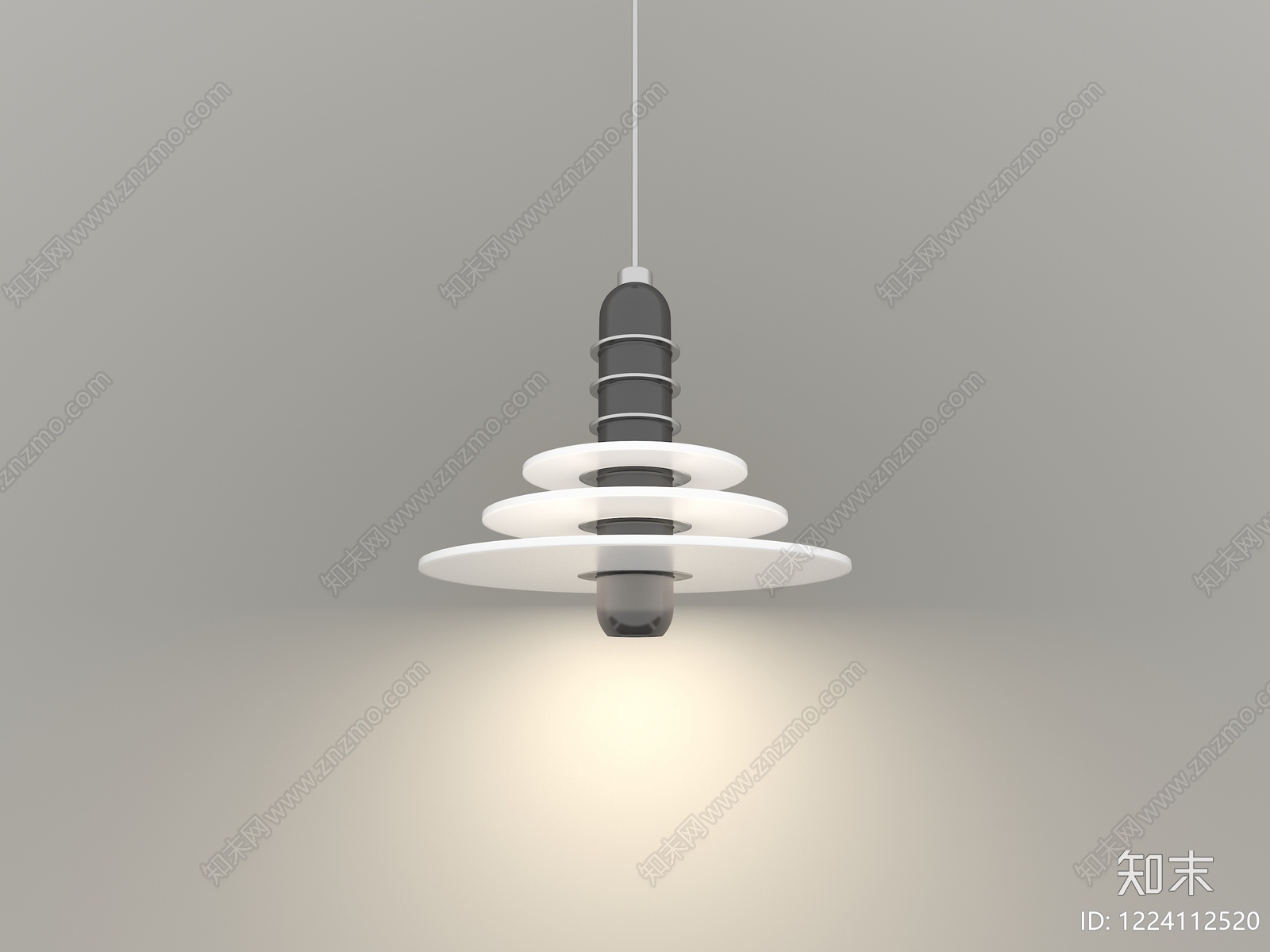现代简约灯具组合3D模型下载【ID:1224112520】