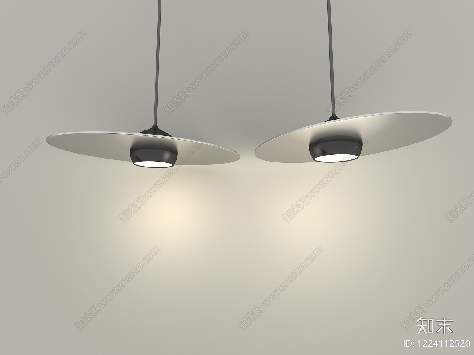 现代简约灯具组合3D模型下载【ID:1224112520】