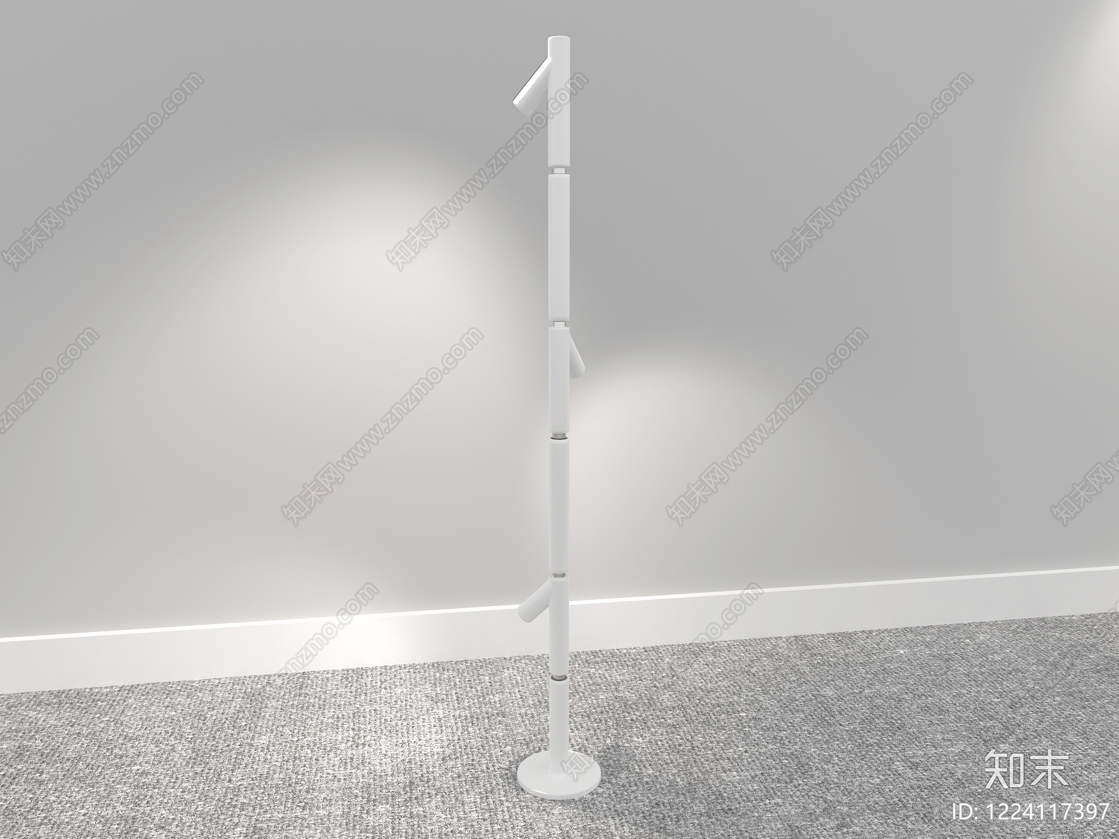 极简灯具组合3D模型下载【ID:1224117397】