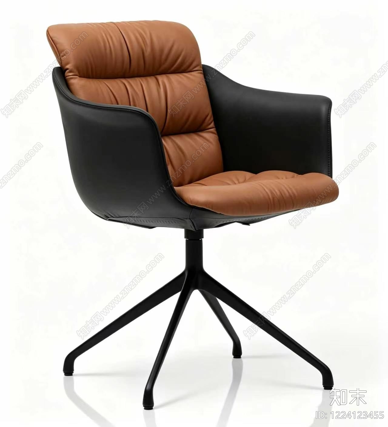 意式极简办公椅3D模型下载【ID:1224123455】