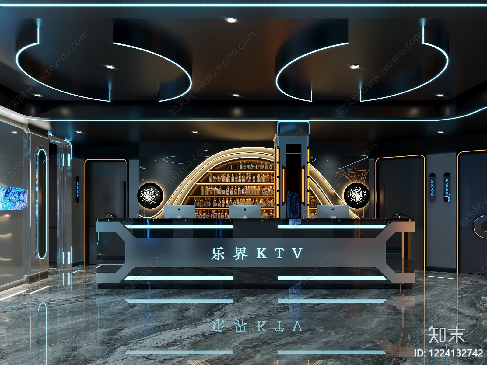 赛博朋克风KTVSU模型草图