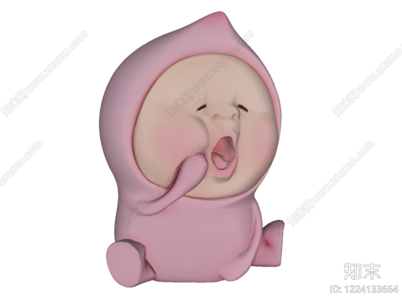 极简雕塑摆件SU模型下载【ID:1224133664】