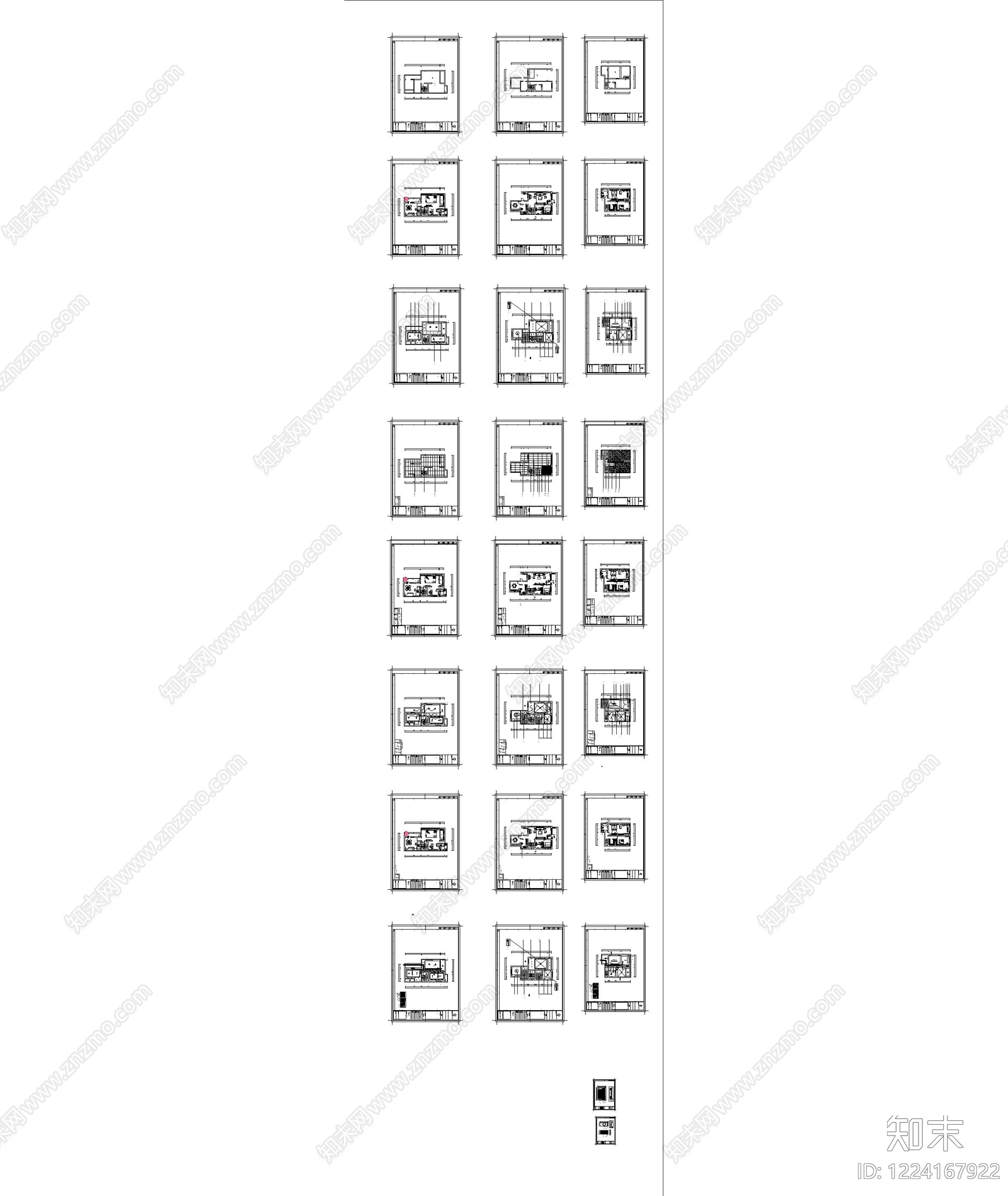 别墅cad施工图下载【ID:1224167922】