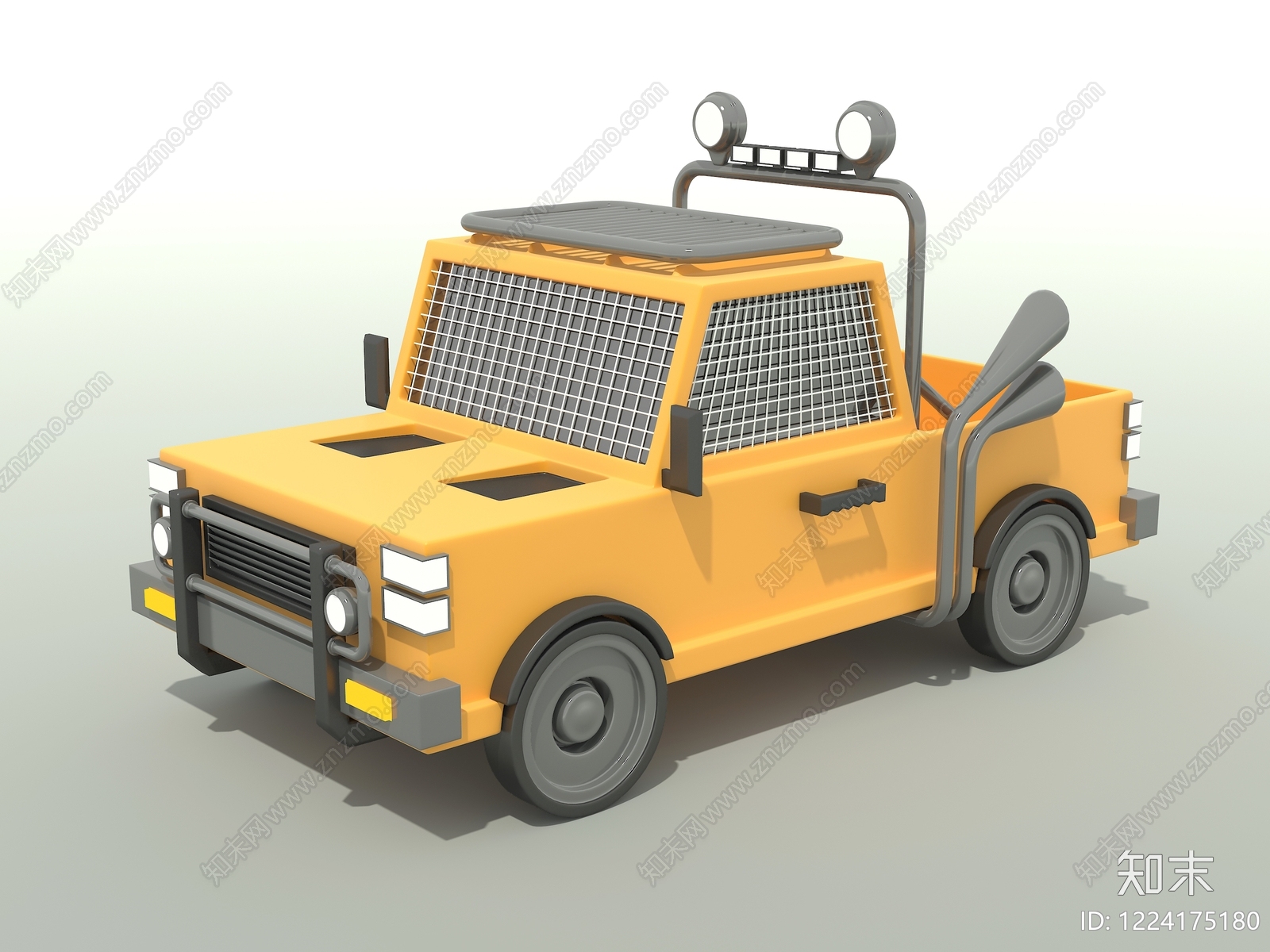 汽车3D模型下载【ID:1224175180】
