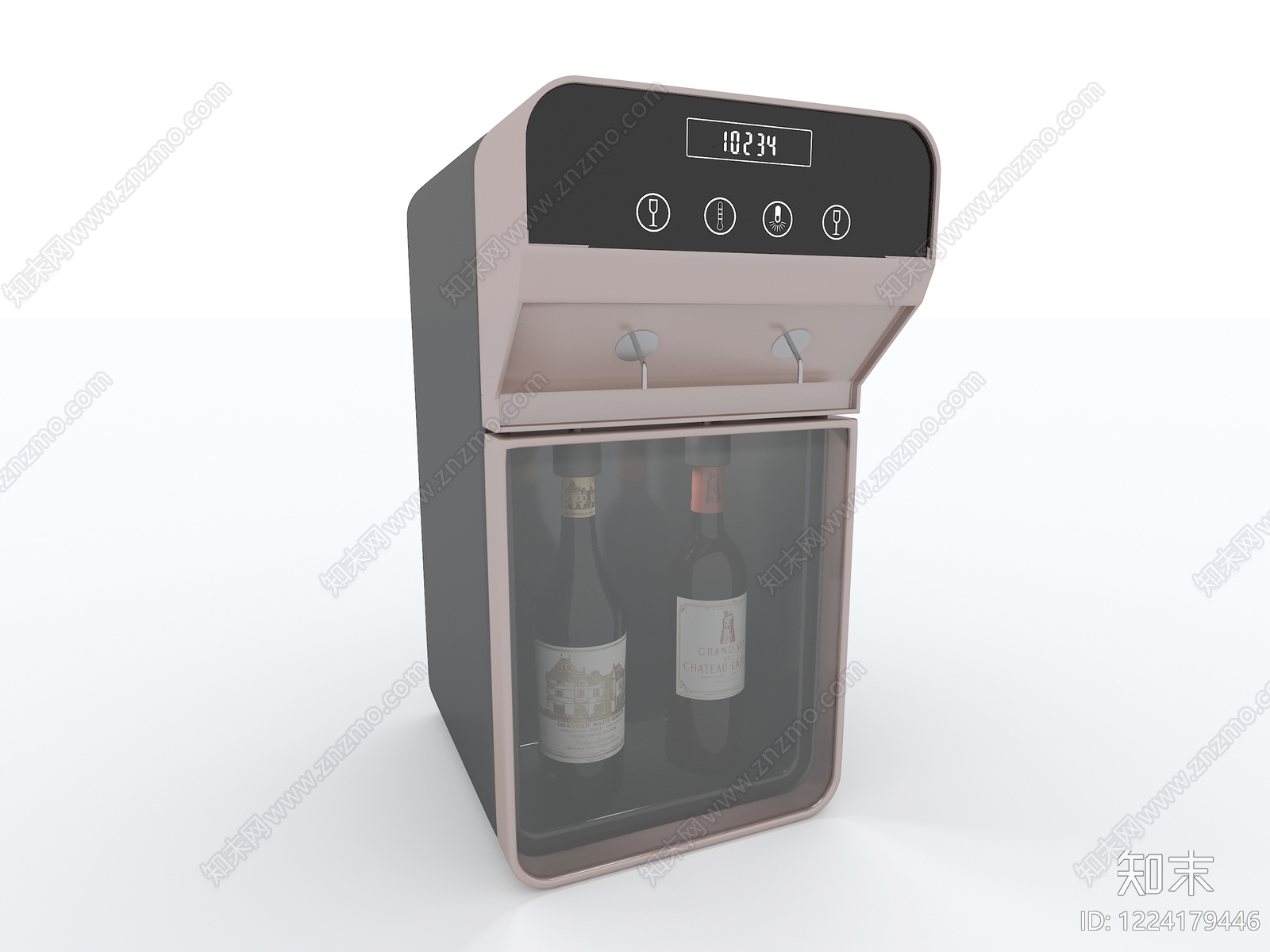 极简冰箱3D模型下载【ID:1224179446】