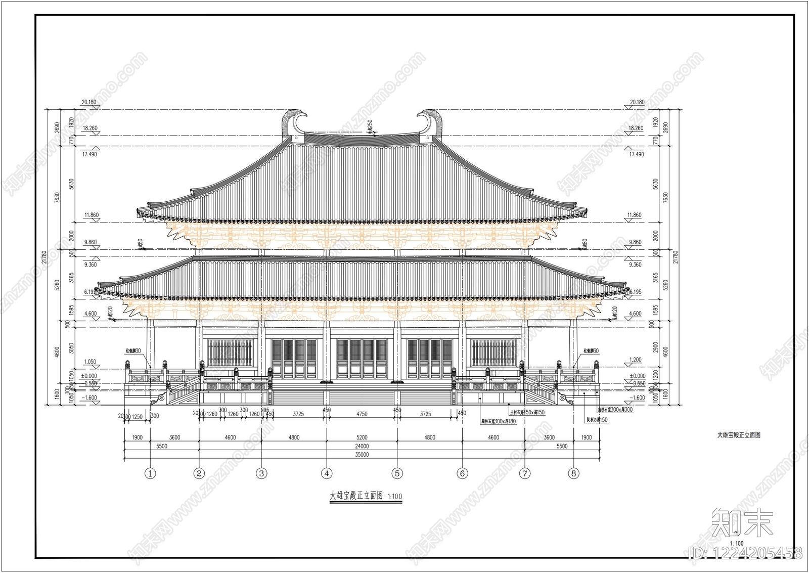 寺庙CAD图纸