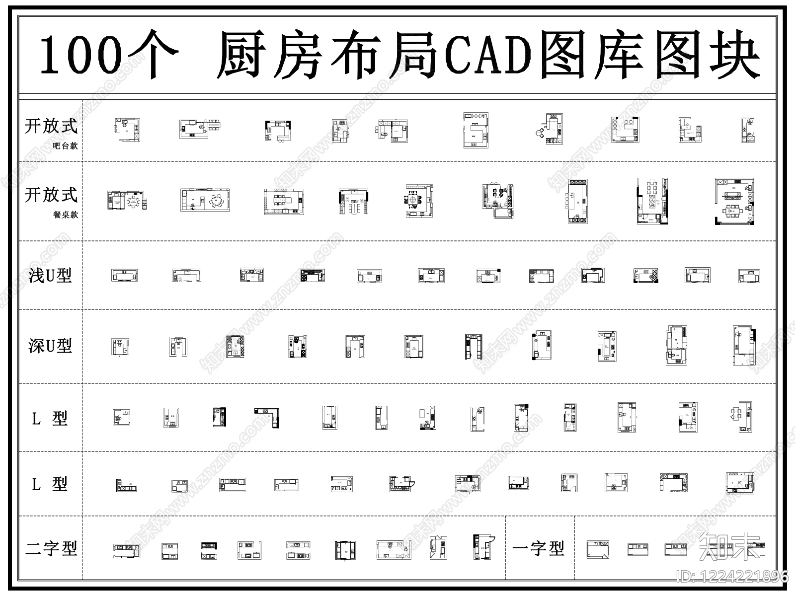 厨房CAD图纸