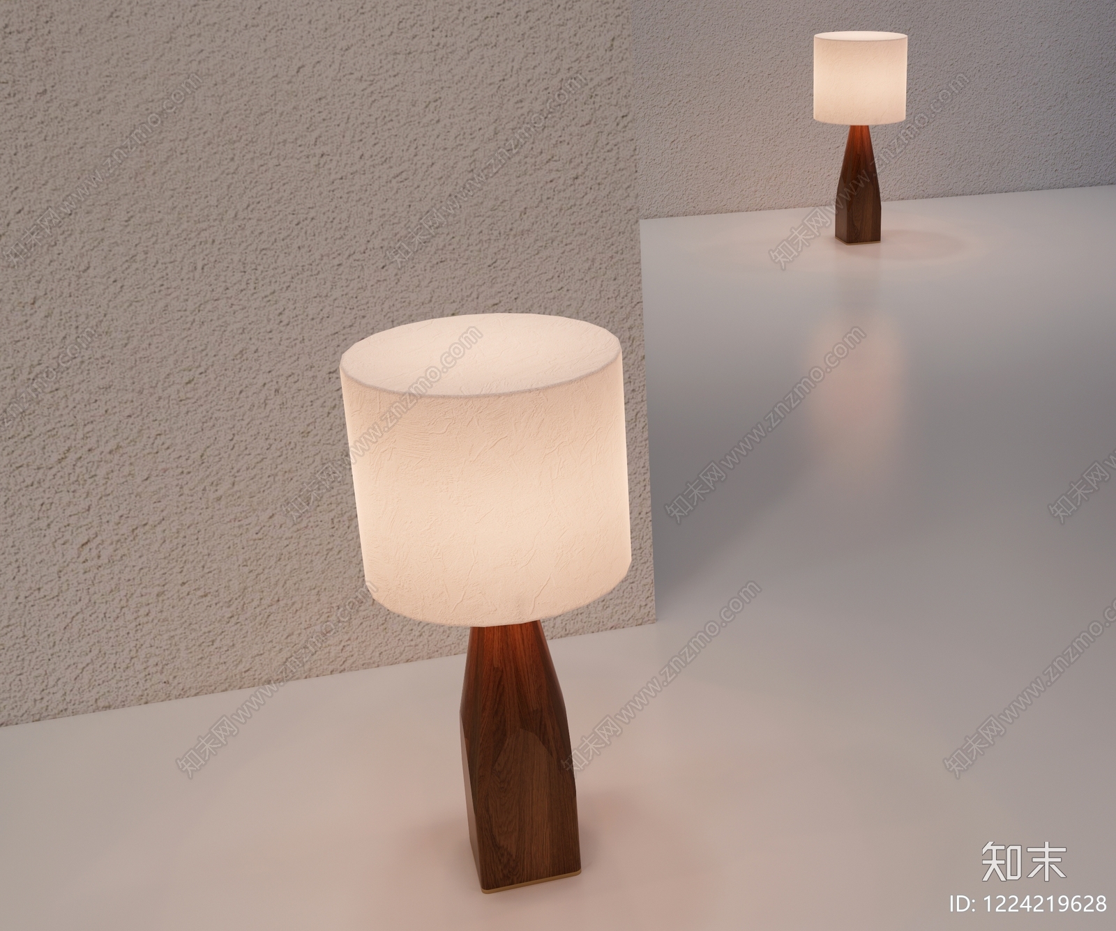 极简台灯3D模型下载【ID:1224219628】
