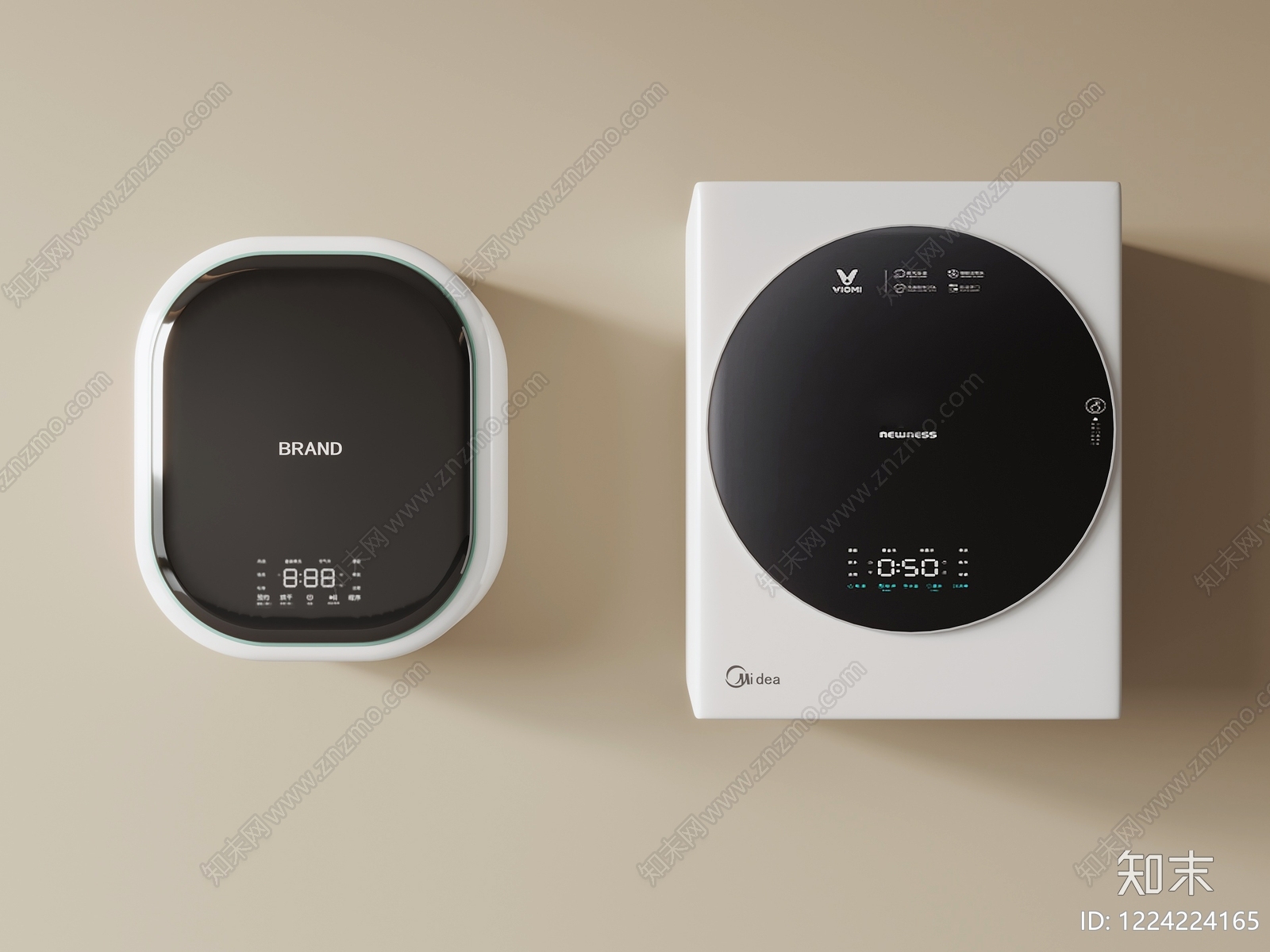 极简洗衣机3D模型下载【ID:1224224165】