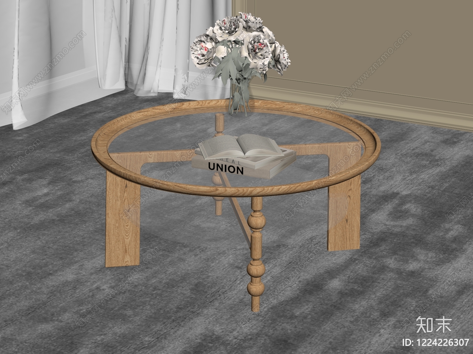 茶几3D模型下载【ID:1224226307】