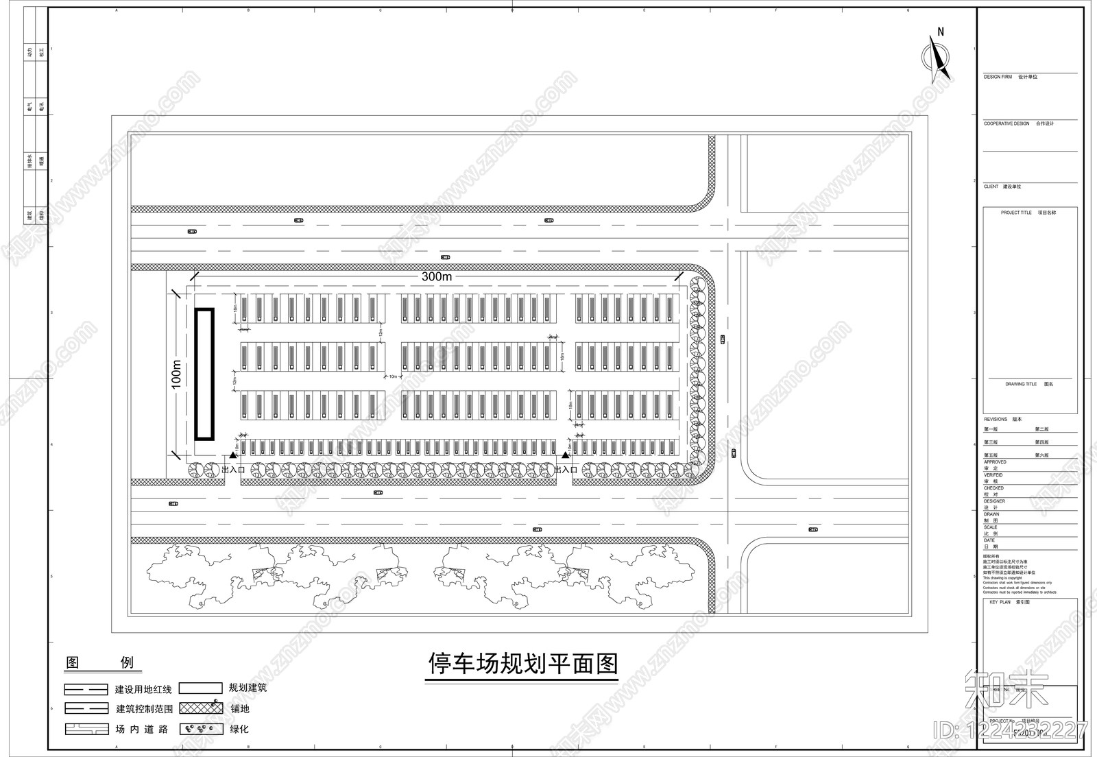 停车场CAD图纸