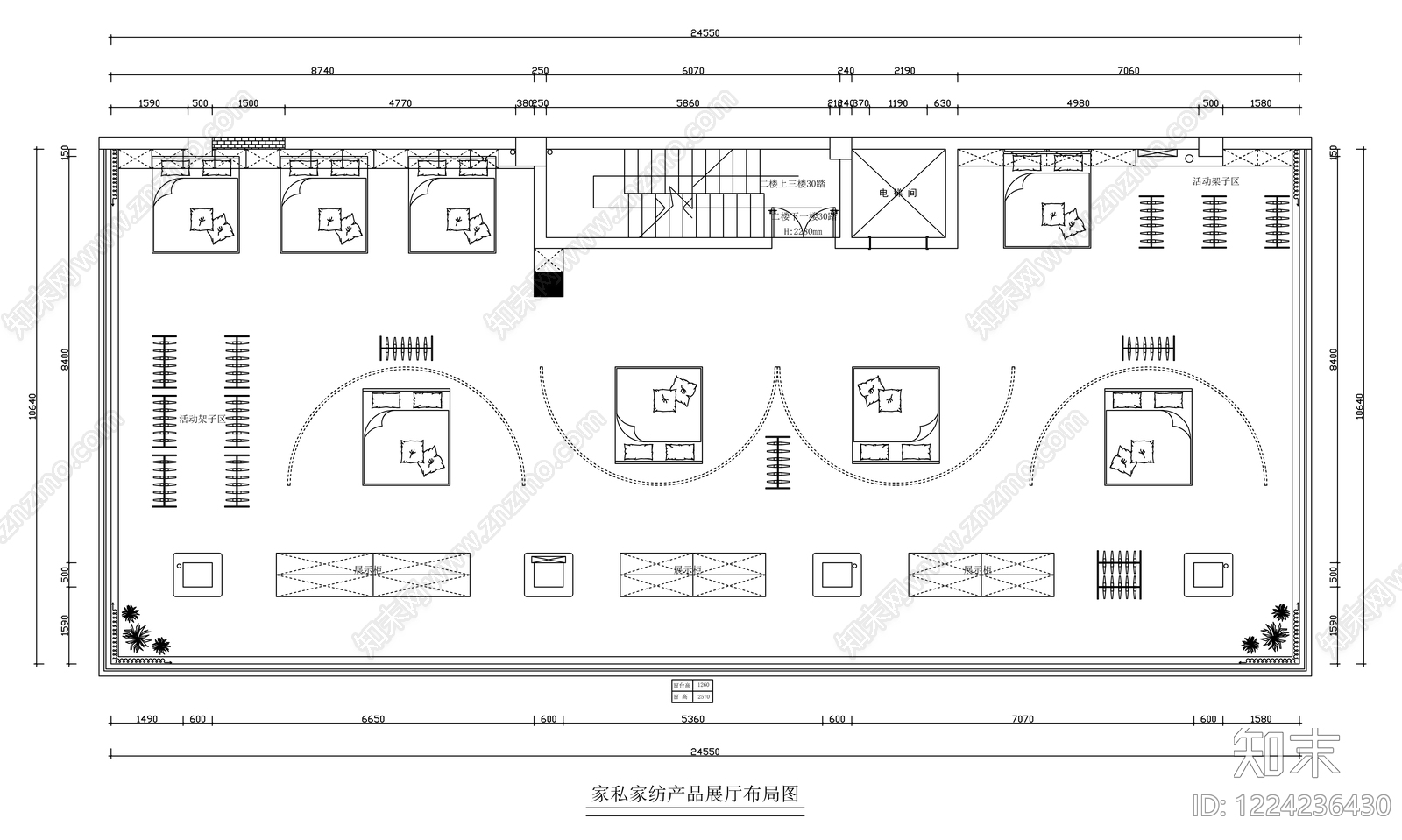 现代展馆CAD图纸