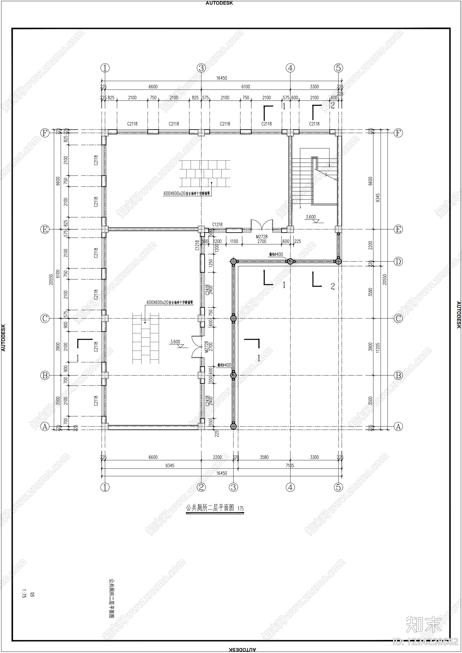 寺庙cad施工图下载【ID:1224238662】