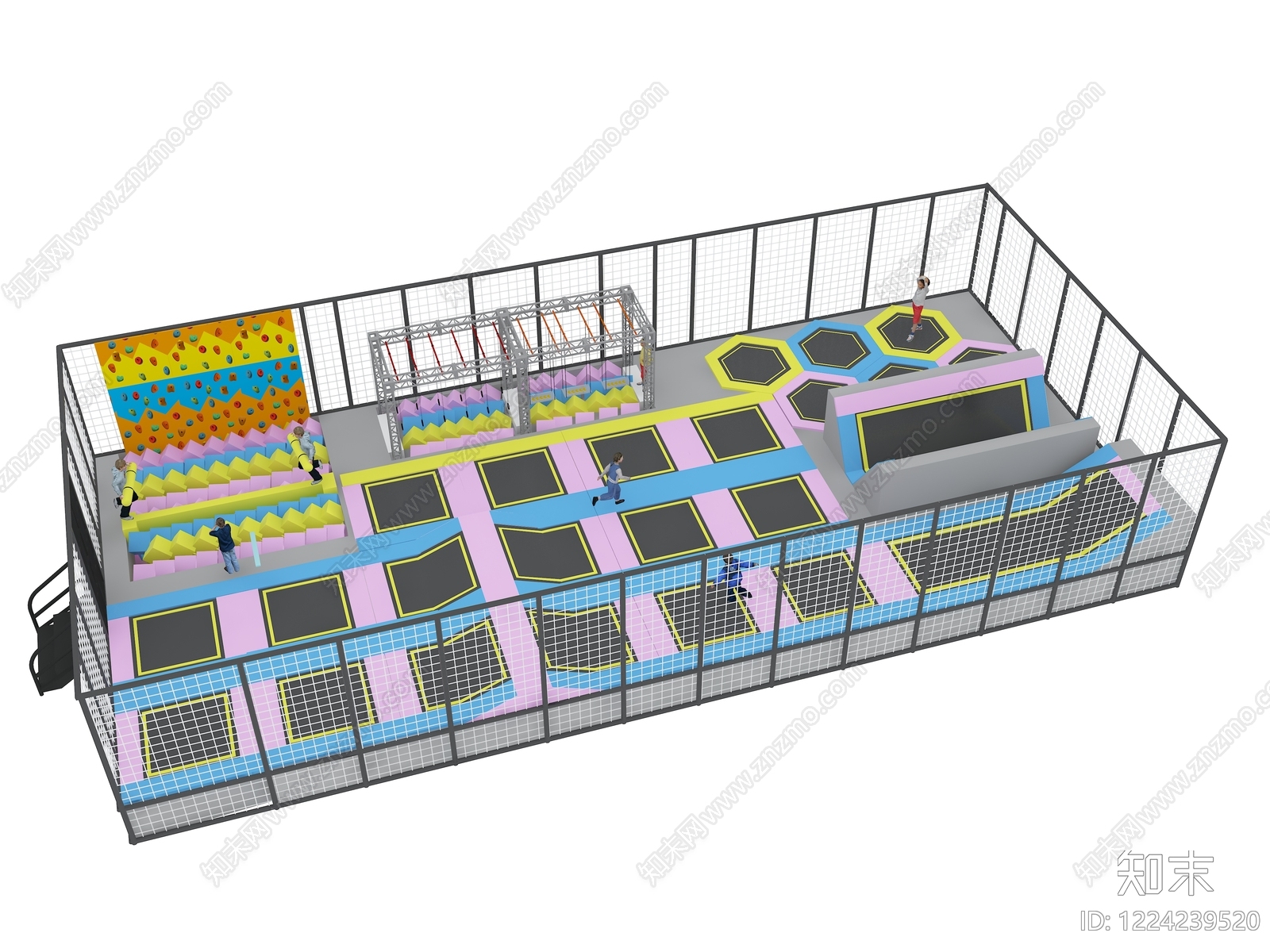 现代简约儿童乐园3D模型下载【ID:1224239520】