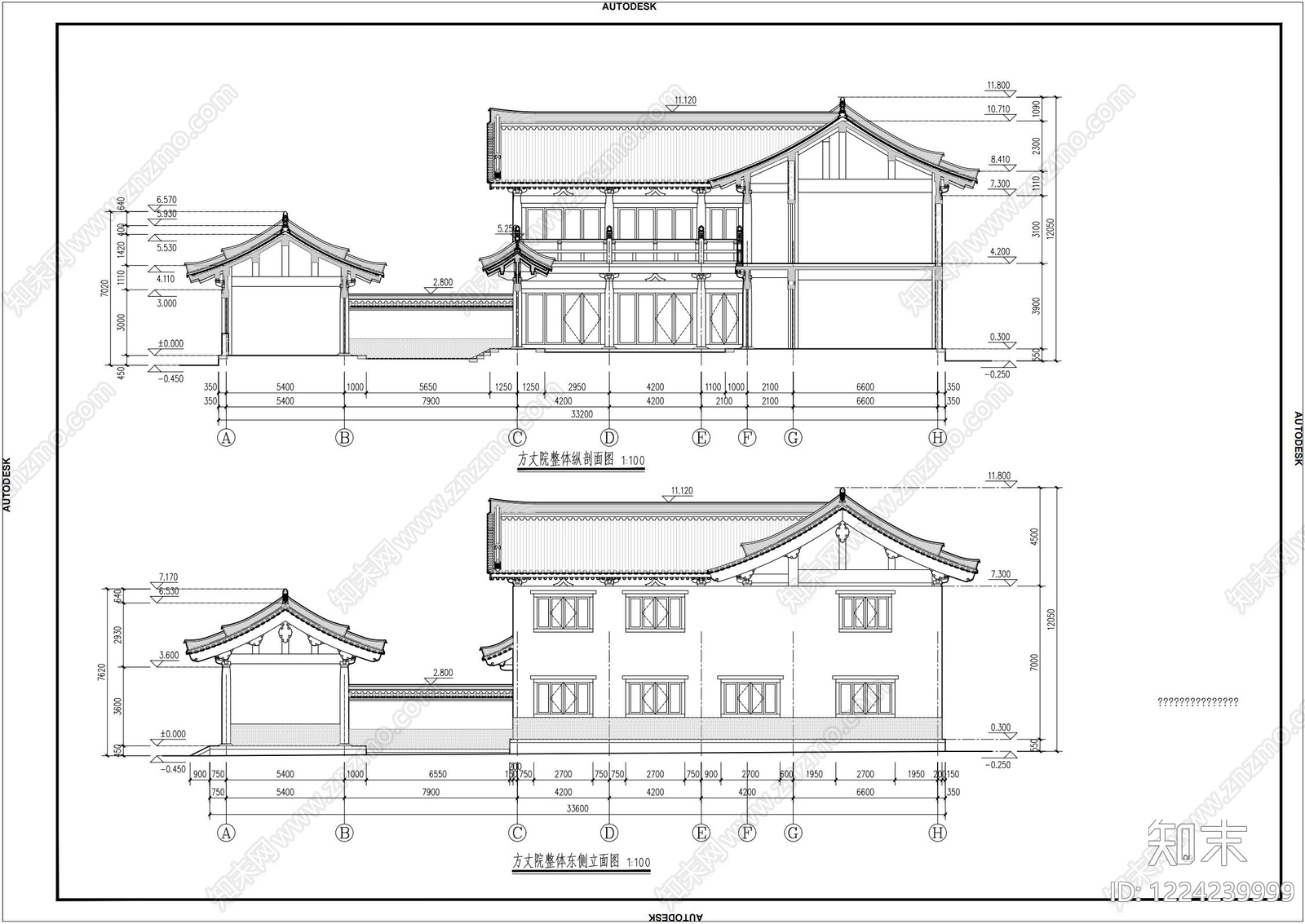 寺庙CAD图纸
