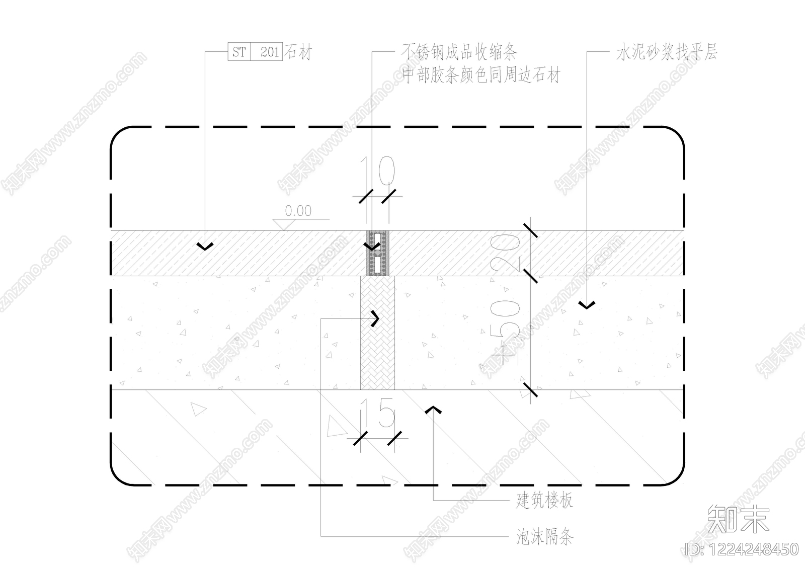 地面综合节点cad施工图下载【ID:1224248450】