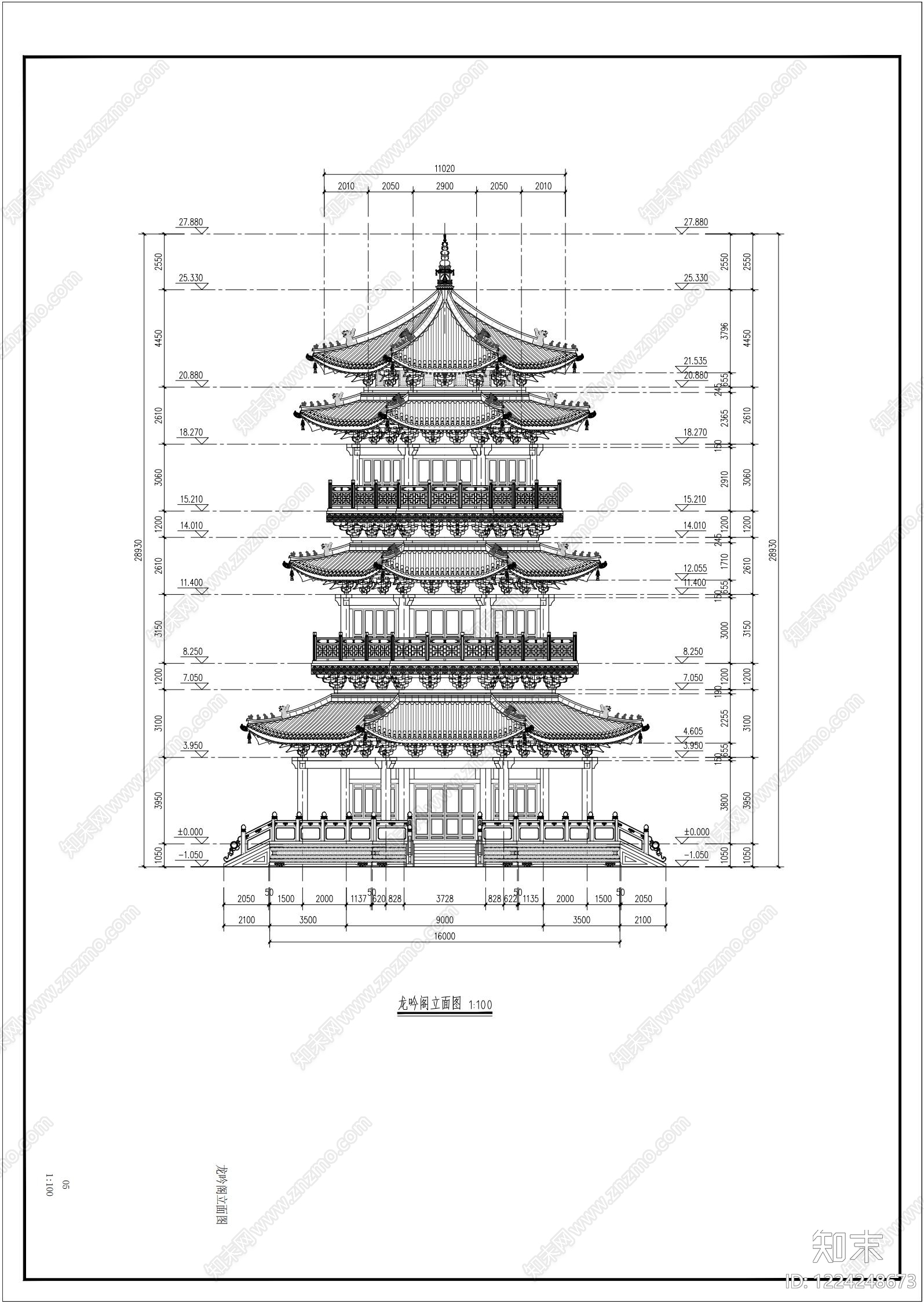 寺庙CAD图纸