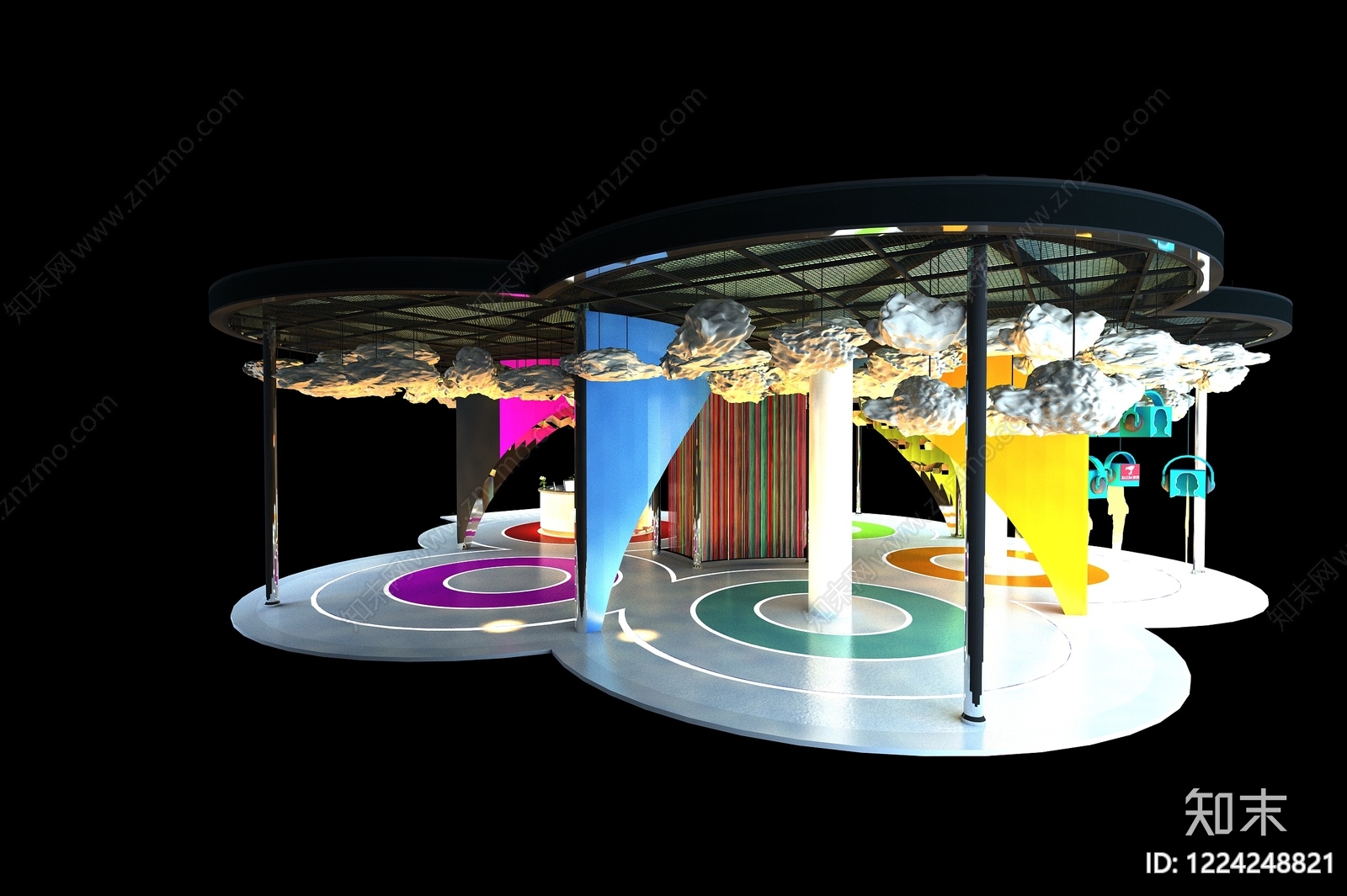 孟菲斯科技展厅3D模型下载【ID:1224248821】
