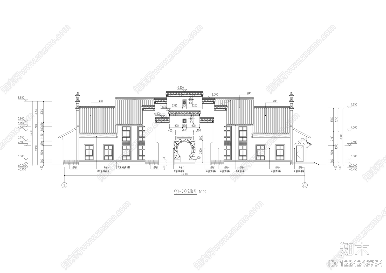 徽派建筑CAD图纸