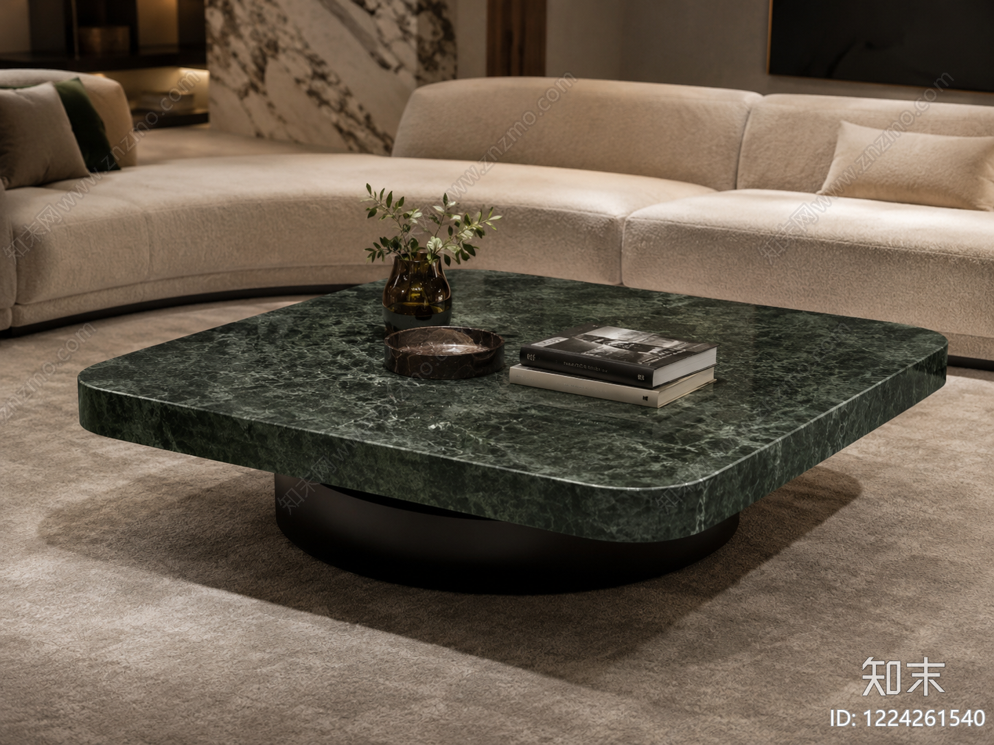 意式极简茶几3D模型下载【ID:1224261540】