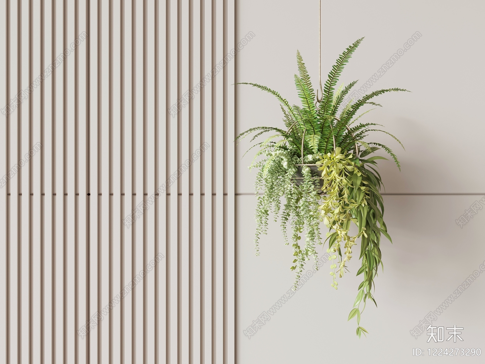 极简盆栽3D模型下载【ID:1224273290】